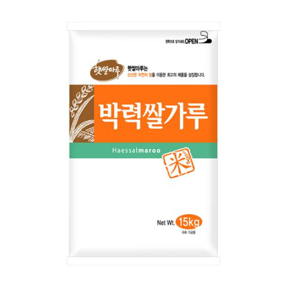 햇쌀마루 박력쌀가루 15kg /국산