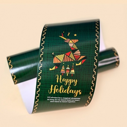 종이띠지(크리스마스/디어그린) (30매) (75×570mm)
