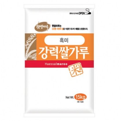 (발송지연)국산 햇쌀마루 흑미강력쌀가루 15kg