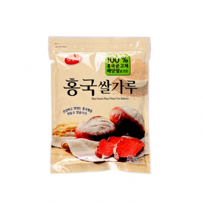 햇쌀마루 홍국쌀가루1kg /국산