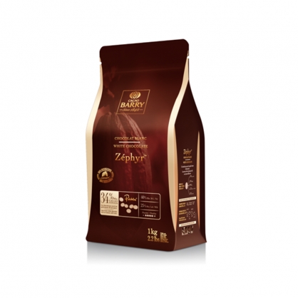 (발송지연) 카카오바리 제피르 화이트 34% 1kg 화이트초콜릿