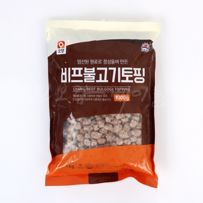 사조오양 비프 불고기토핑 1kg /피자토핑