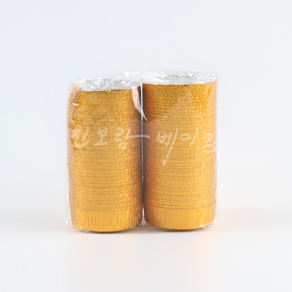 금박 갈레트브루통 컵(AL) 100개 (지름 6cm)