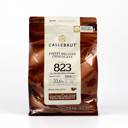 칼리바우트 밀크 초콜릿 823(33.6%) 2.5kg (벨기에) 칼레 초콜릿 밀크