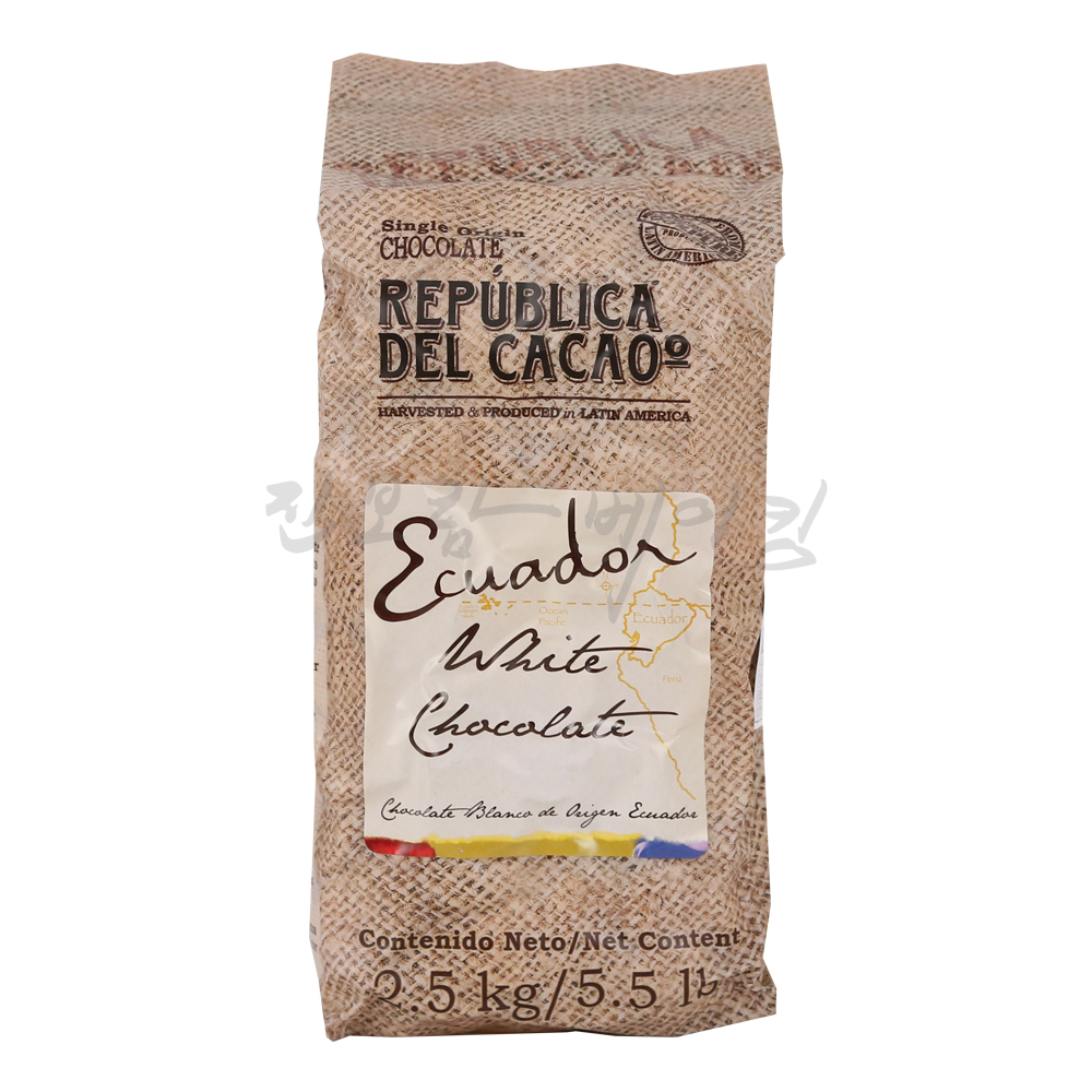 에콰도르 화이트 초콜릿 2.5kg