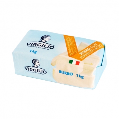 (패키지파손할인) 비르질리오 버터(무염) 1kg /이탈리아 천연버터