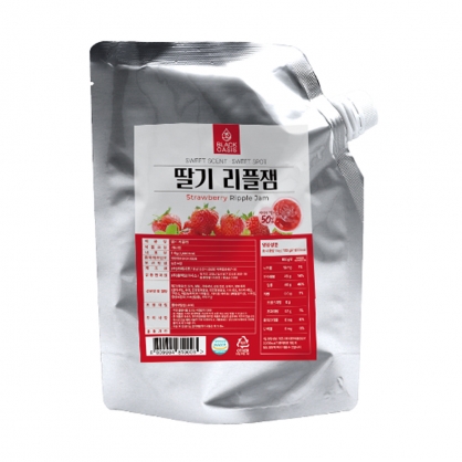 블랙오아시스 딸기 리플잼 1kg /딸기잼