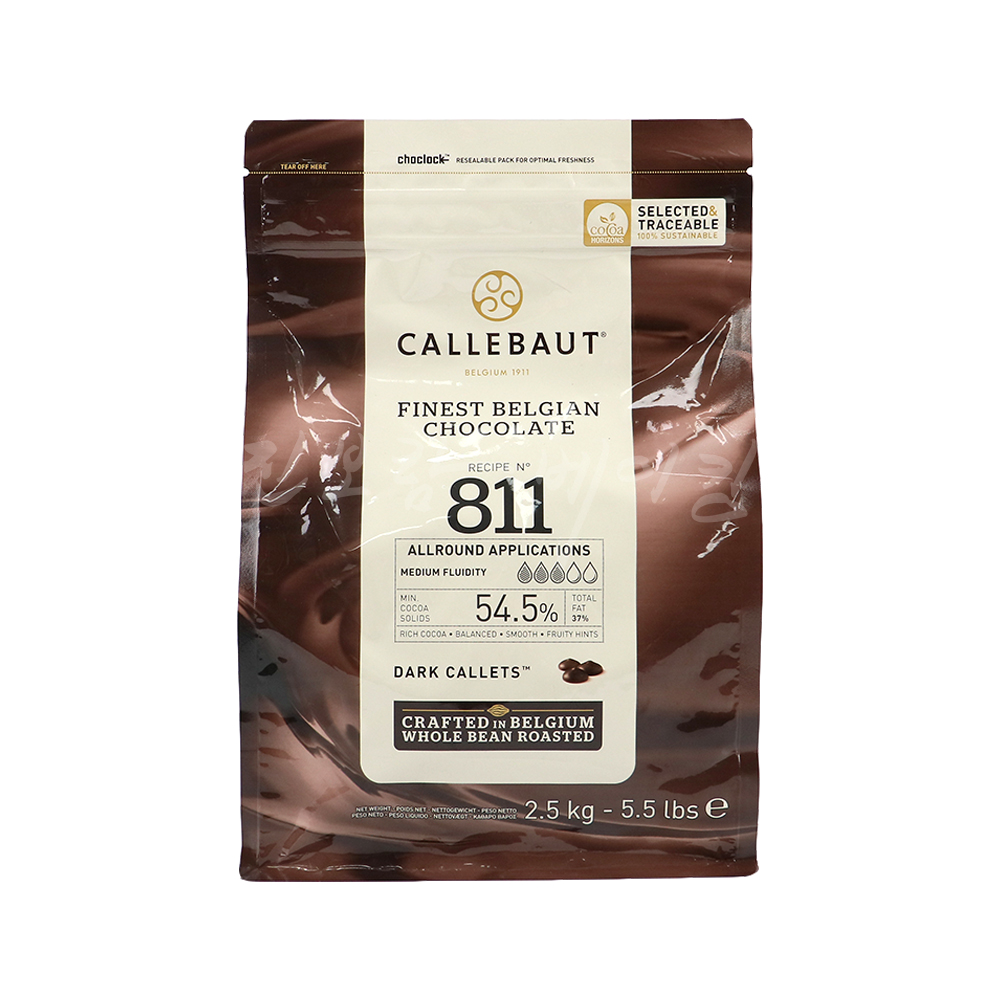 (발송지연) 칼리바우트 다크 초콜릿 811 (54.5%) 2.5kg
