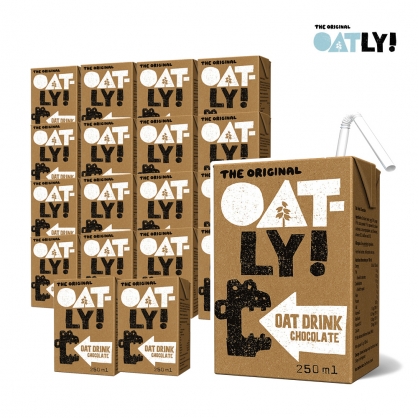 (1박스) 오틀리 오트 드링크 초콜릿맛 250ml×18개 /귀리우유 식물성음료