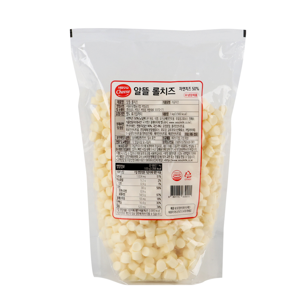 서울우유 알뜰 롤치즈 1kg 자연치즈50%