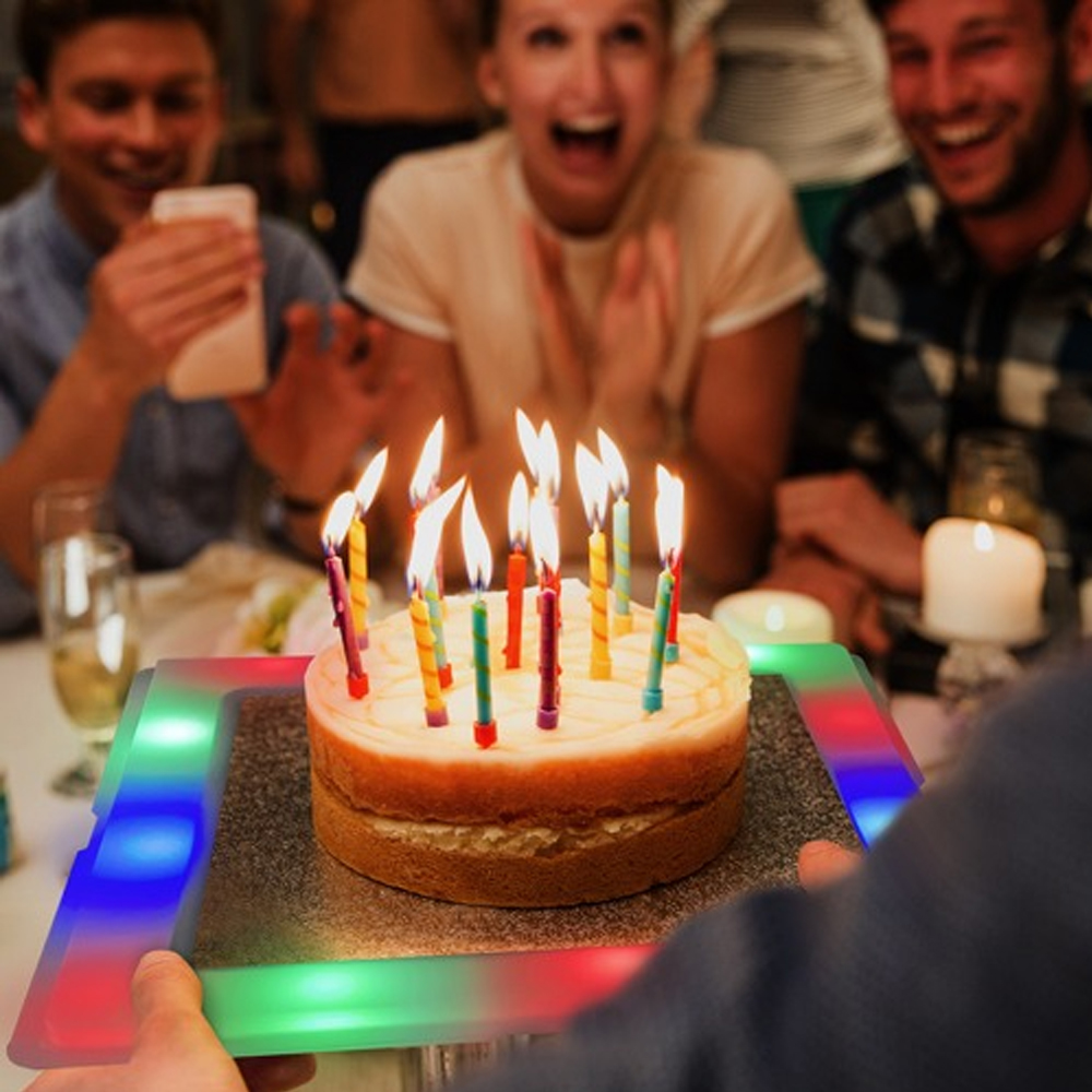 에바 생일 케이크 플레이트 LED램프