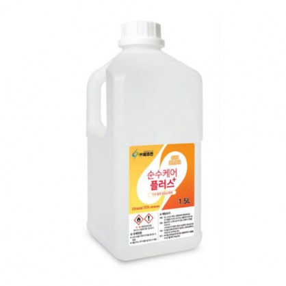 비츄인 순수케어플러스 기구살균소독제 70% 1.5L 에탄올소독제 소독액