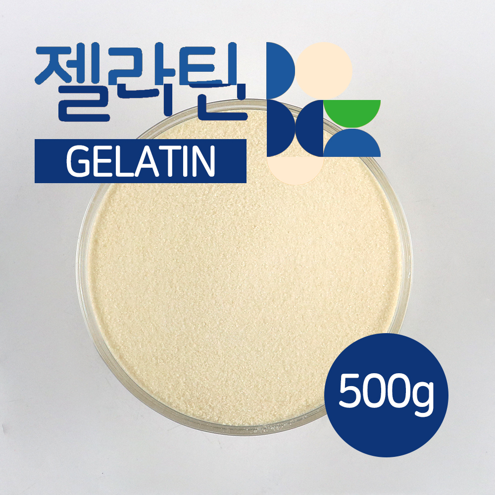 (소분) 젤텍 젤라틴 가루 500g 안심 젤리 분말 균일품질 국내제조