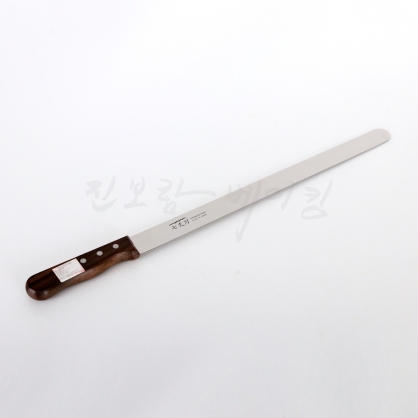 민칼(중)/나무손잡이/일본산 민자칼 빵칼