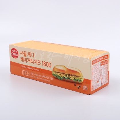 서울우유 체다베이커리치즈 1800g (100매) /슬라이스치즈