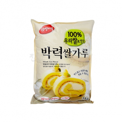 햇쌀마루 박력쌀가루 3kg /국산