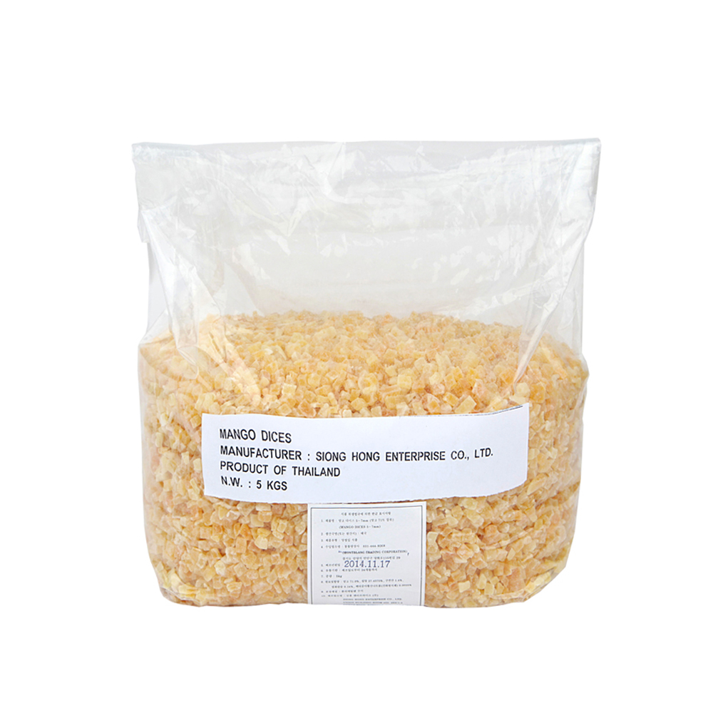 (발송지연) 망고다이스 5kg (5~7mm) /건조망고