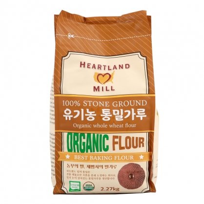 허트랜드밀 유기농 통밀가루 2.27kg