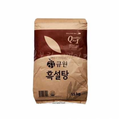 큐원 흑설탕 15kg / 포대