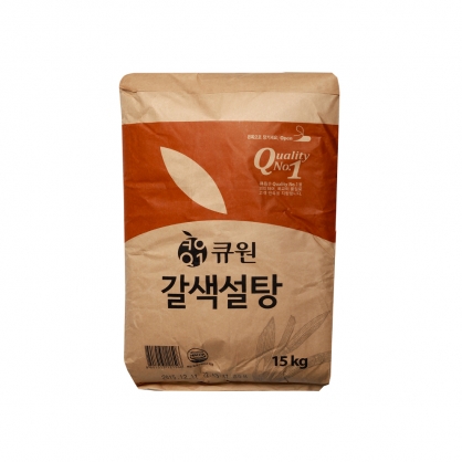 큐원 갈색설탕 15kg/포대