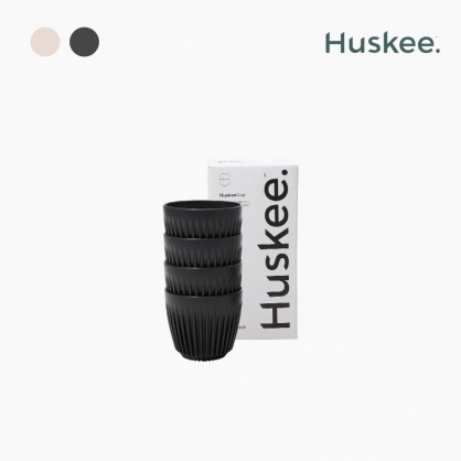 (Huskee) 허스키컵 6온스 블랙(180ml) 4개 (1박스) /친환경컵