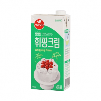 서울우유 동물성 휘핑크림 1L