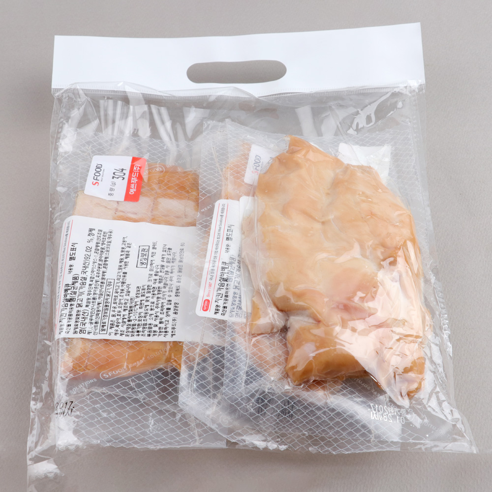 (발송지연) 에쓰푸드 치킨 가슴살바베큐 1kg (냉장)