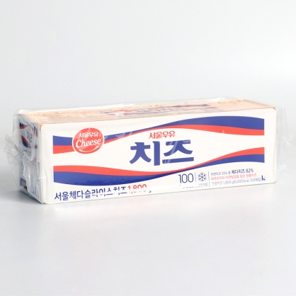 서울 체다슬라이스치즈 1.8kg (약100매)