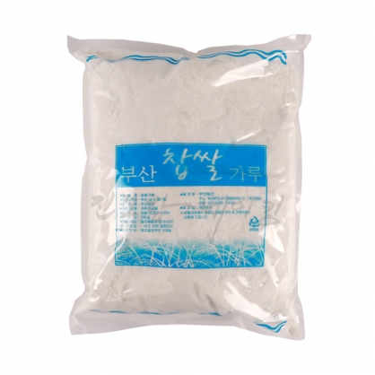부산 찹쌀가루 5kg(습식찹쌀가루) /냉동 국내산 (아이스박스 구매필수)