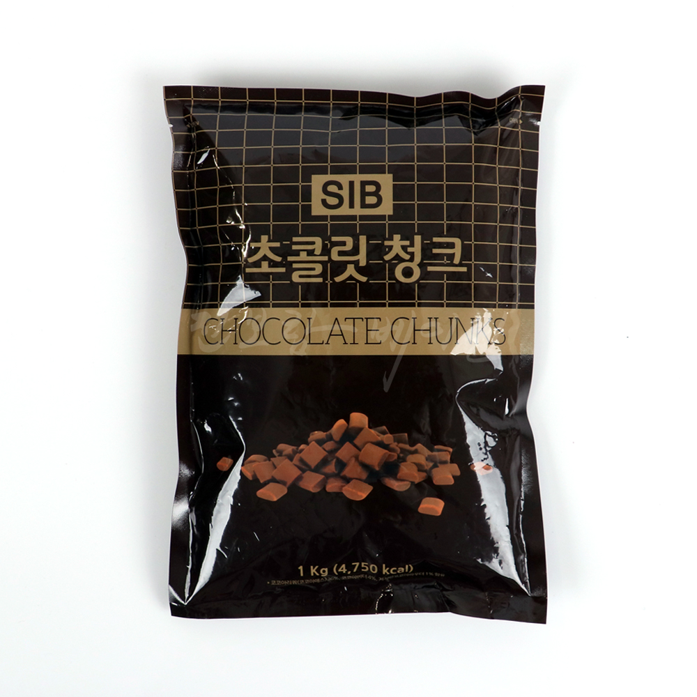 [1박스]카길 초콜릿 청크 초코칩 1kg×10개 (선인) /독일산