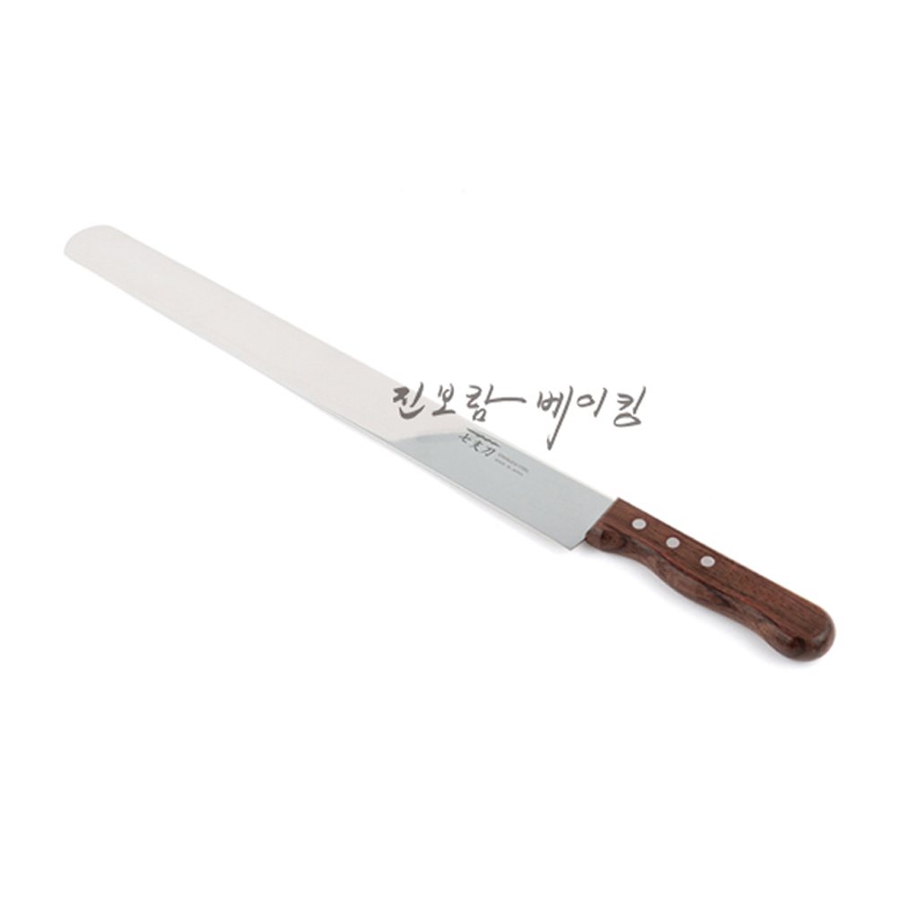 민칼(대)/나무손잡이/일본산 민자칼 빵칼